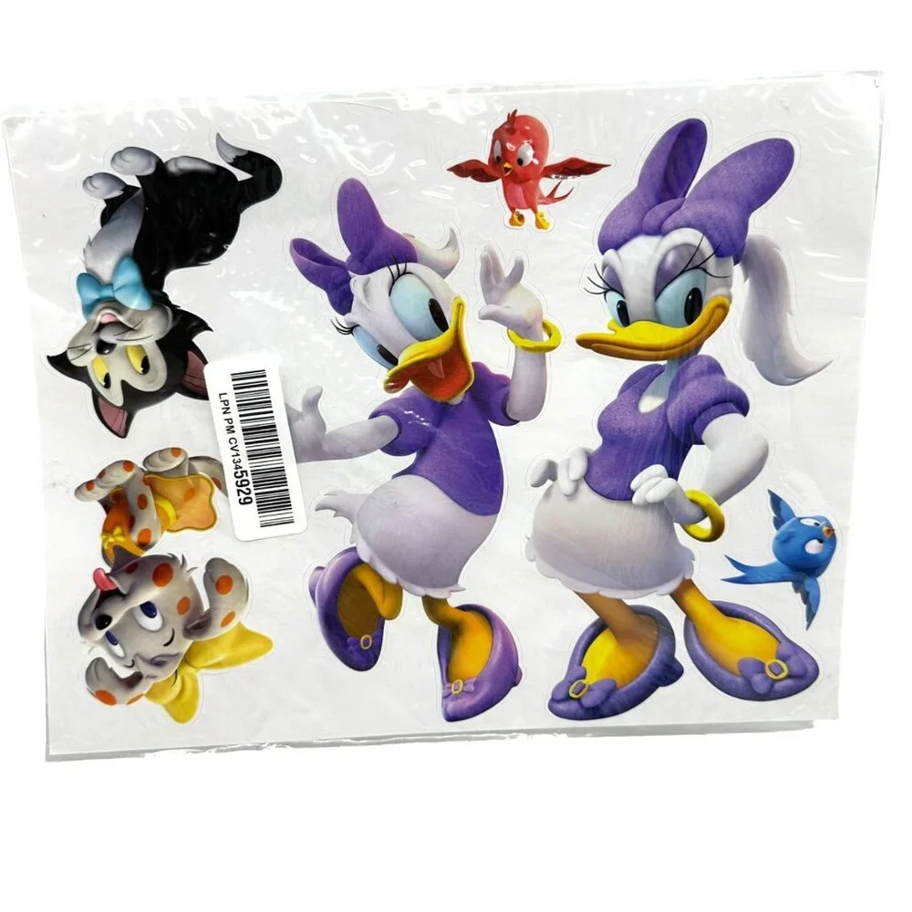 Disney Wall Decals Featuring Minnie & Daisy Characters With Accessories